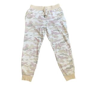 Old Navy Women's Camouflage Joggers - Cream, Pink, Gray